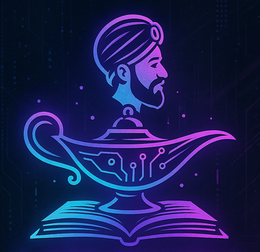 Logotipo de LASMILYUNA.TOP, portal de historias y análisis sobre inteligencia artificial